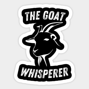 The Goat Whisperer Sticker